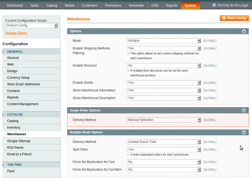 Magento Multi Store Products Management